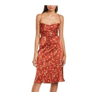 We wore what Danielle Bernstein floral tie back dress